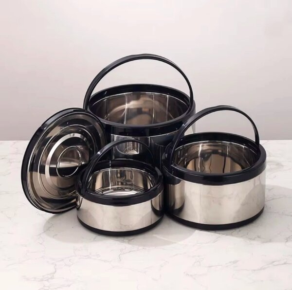 3-in-1 Stainless Steel Lunch box  Leak-Proof, Portable, and