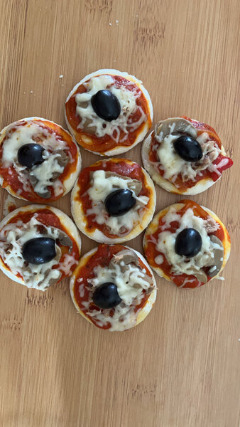 Mini pizza au thon