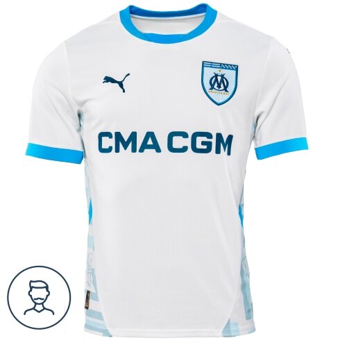 Maillot de football blanc Marseille