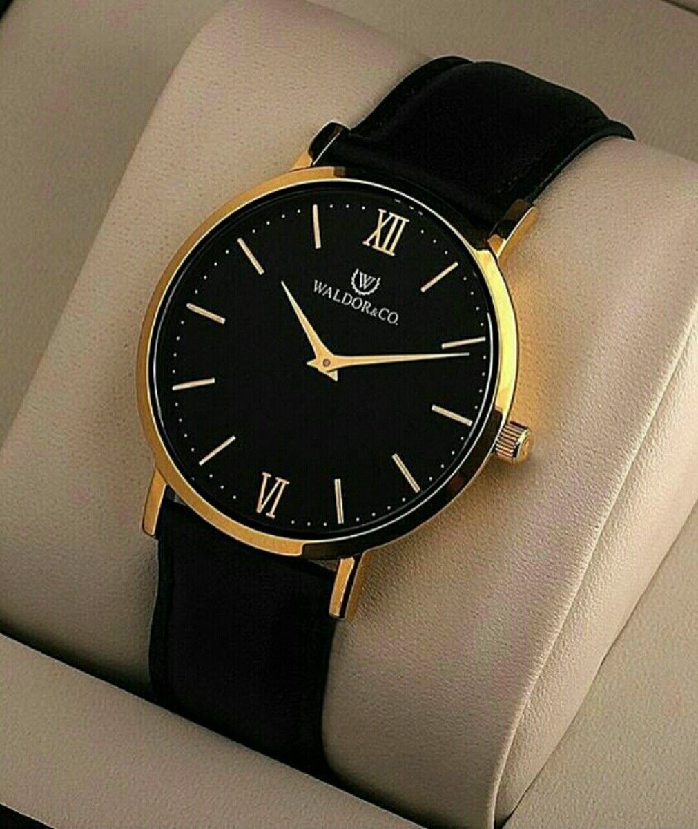 Montre classique en cuir