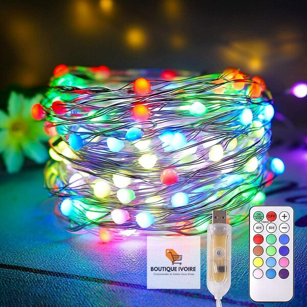 La guirlande lumineuse USB POWER, elle se place partout où l'on veut rendre lumineuse.