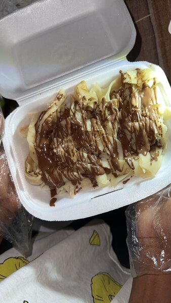 Crêpes Fettucine au  nutella