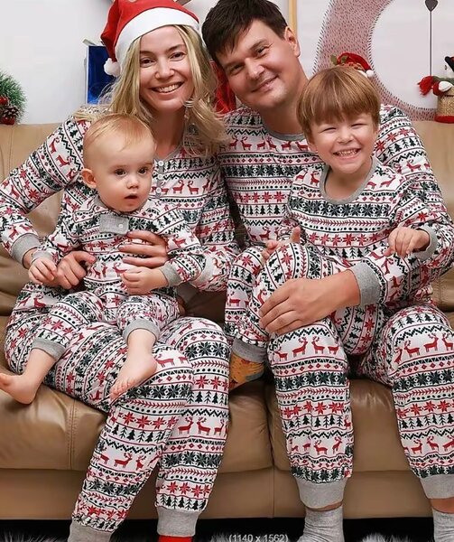Pyjama familial de Noël