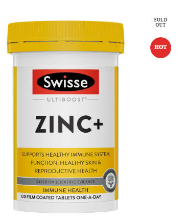 Swisse Ultiboost Zinc+