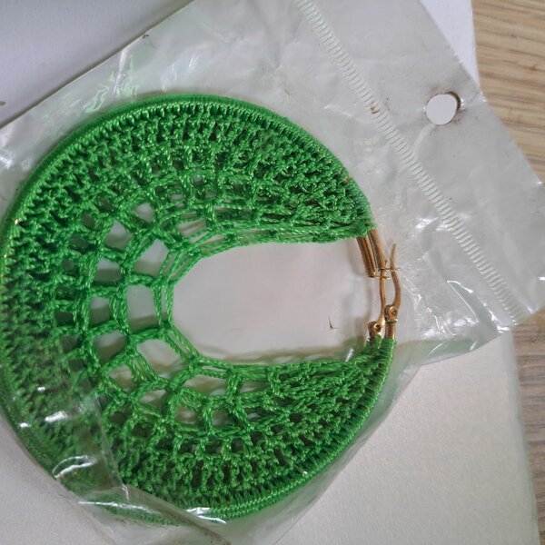 Boucles d'oreilles crochet originales