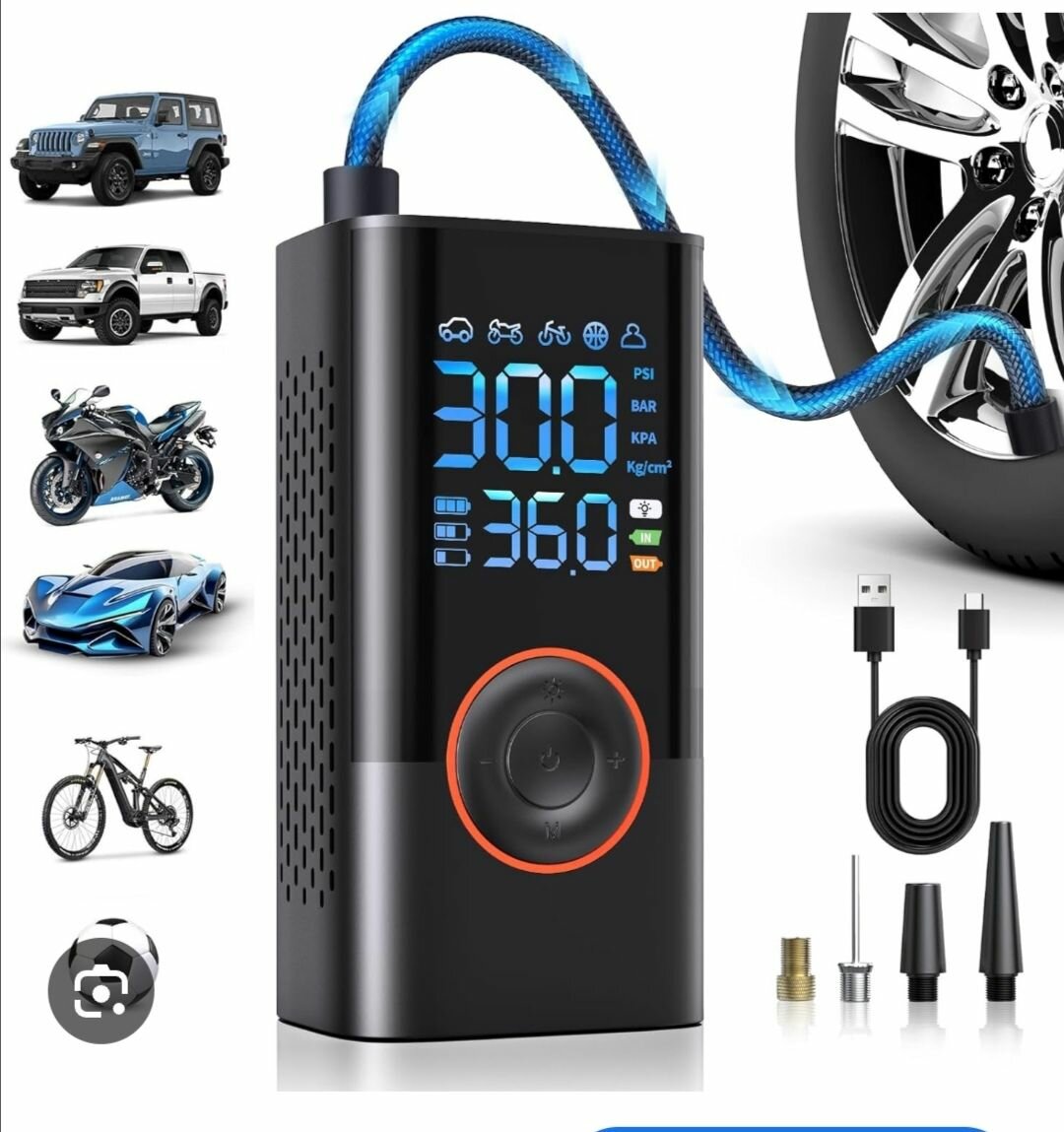 Compresseur d'air portable numérique