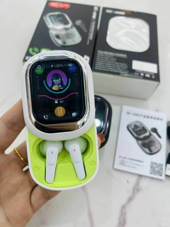 Écouteurs sans fil avec boîtier numérique