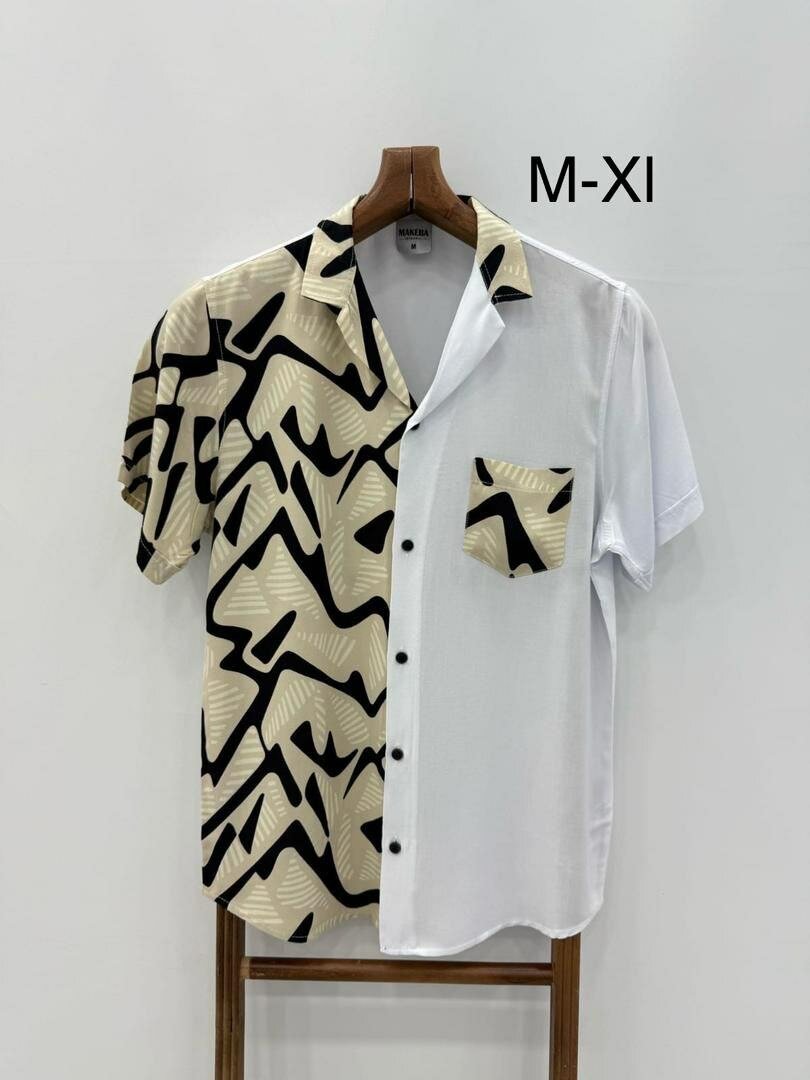 Chemise à motifs moderne