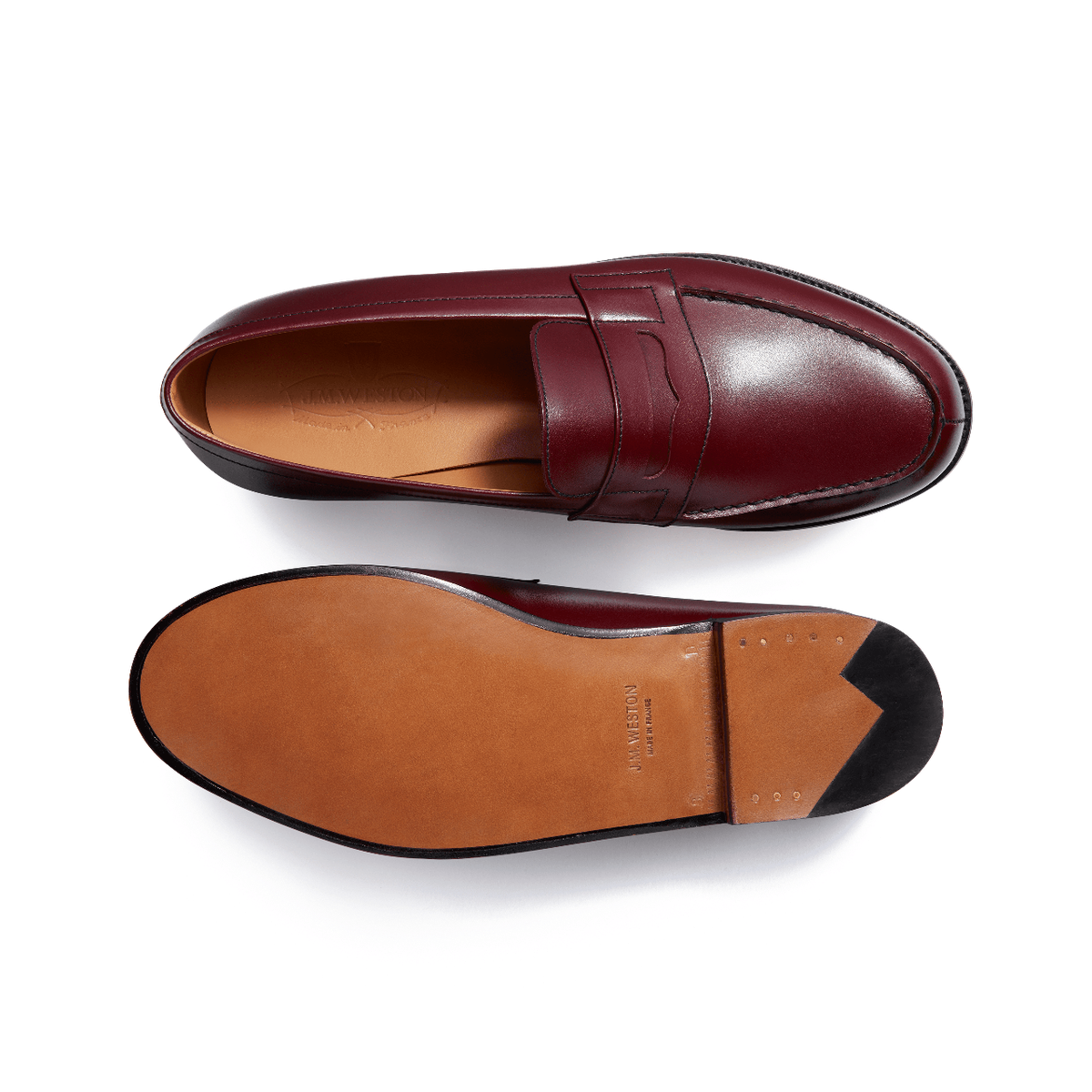 Mocassins en cuir élégant homme