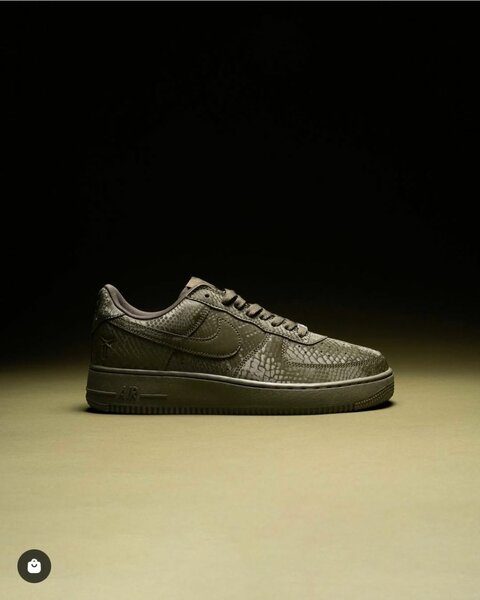 Nike Air Force 1 en cuir noir