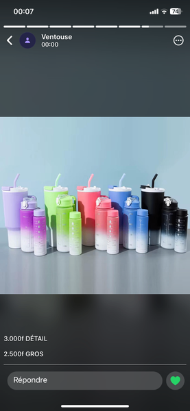 Gourdes Colorées avec Paille