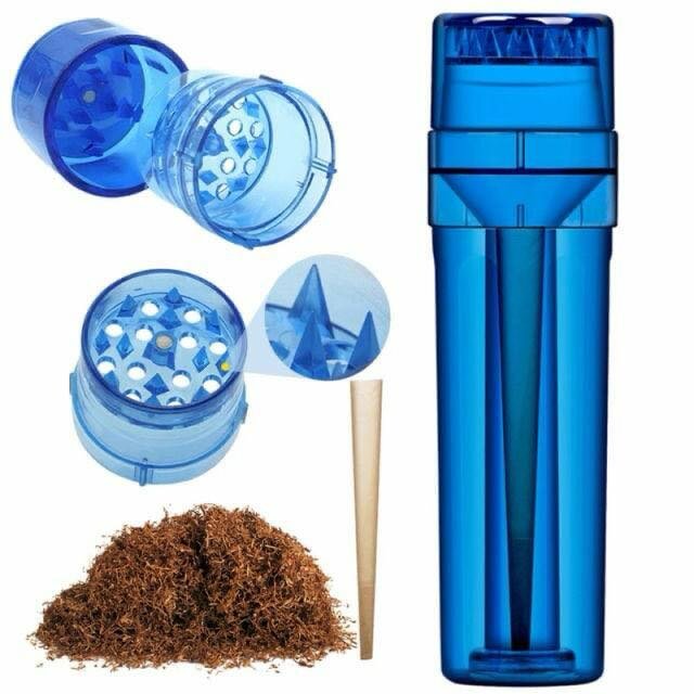 All in one tobacco grinder