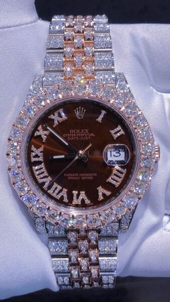 Montre Rolex Datejust Diamantée