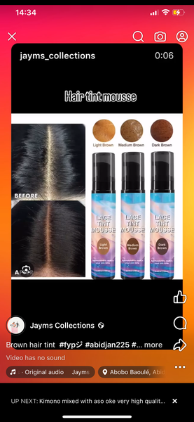 Luxe Hair Tint Mousse