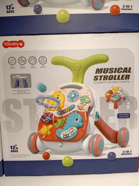 Poussette Musicale Bébé 3-en-1