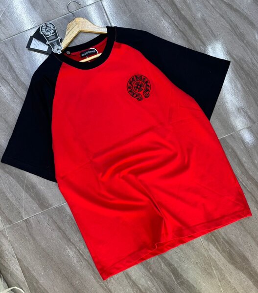 T-shirt rouge homme manche longue