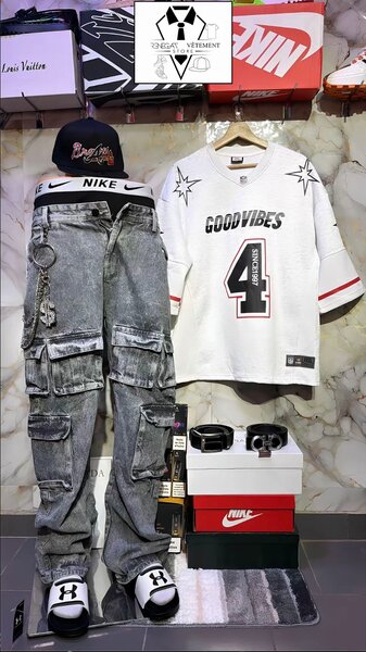 Jean cargo mode urbain