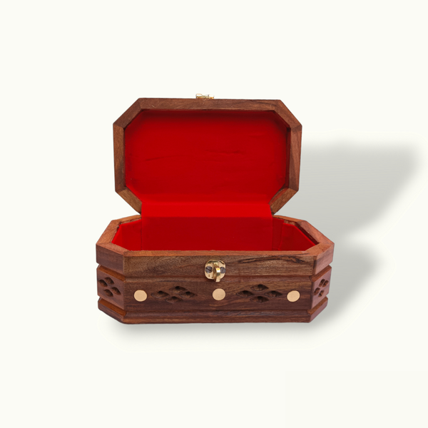 Handmade Wooden Jewelry Box.