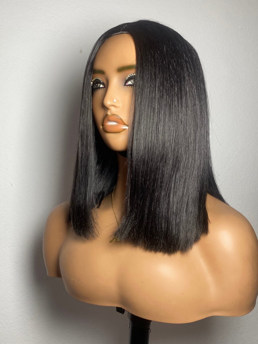 Perruque Carré Lisse Noir