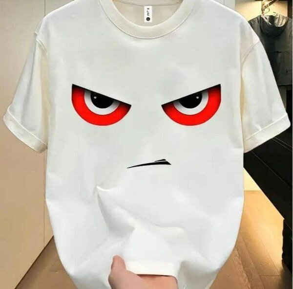 T-shirt avec visage en colère