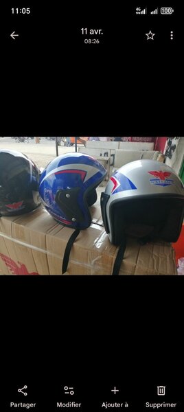 Casque de moto intégral