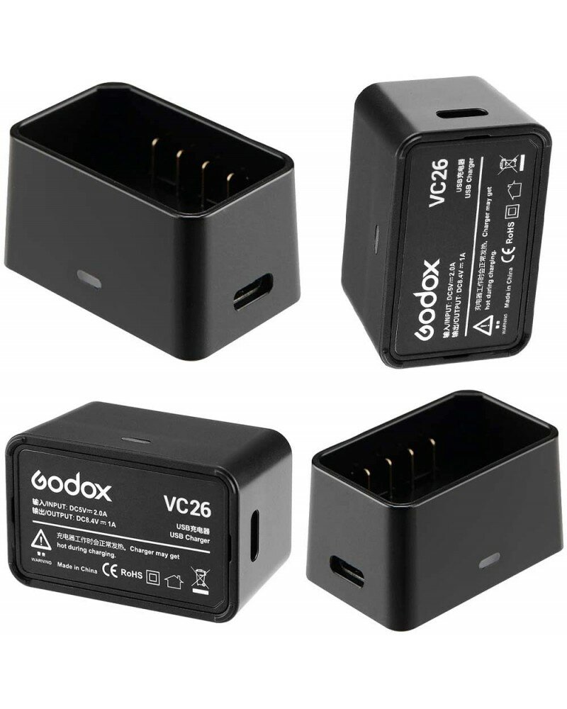Chargeur Godox V1, V860iii etc