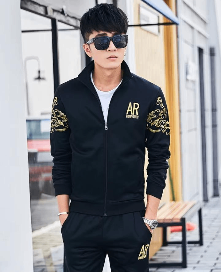 Men's Flees Track Suit- 2 piece