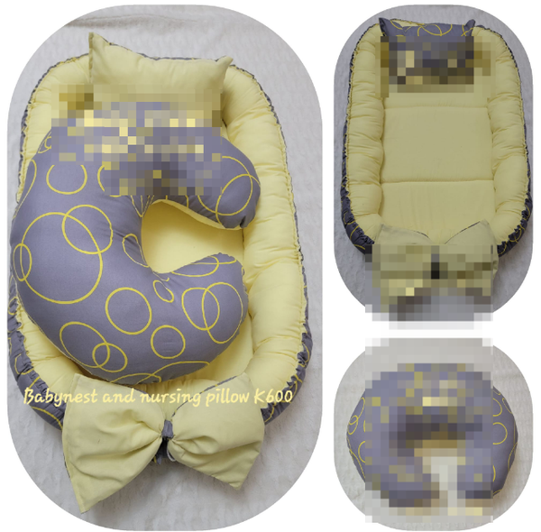 grey-yellow sleep kit