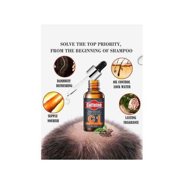 Huile Essentielle à la Caféine Capillaires