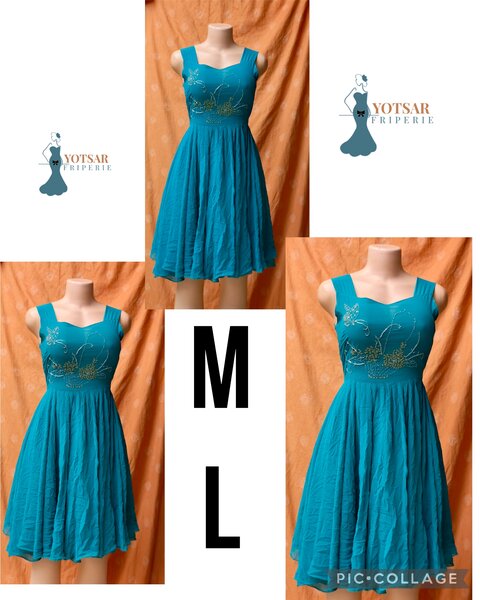 Robe Évasée Été Femme