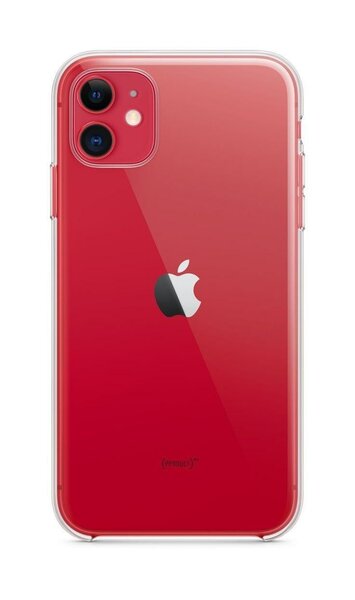 Coque iPhone 11 Apple rouge
