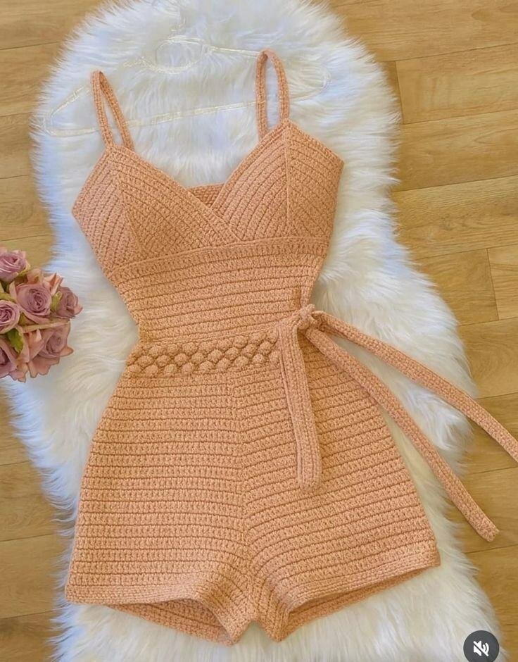 Ensemble crochet femme été