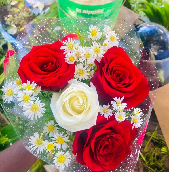 Bouquet de Roses Éclatant