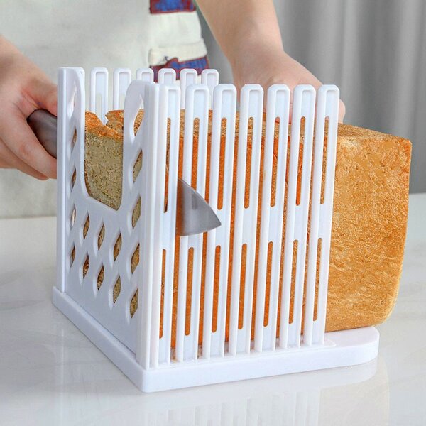 Bread slicing rack