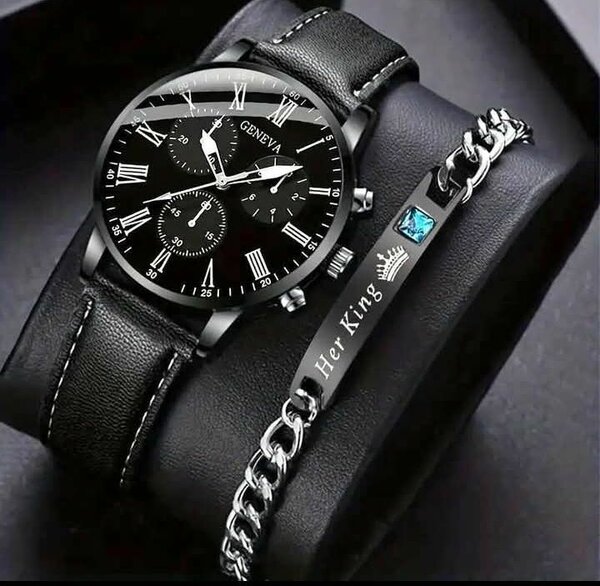 Montre Homme avec Bracelet 'Her King'