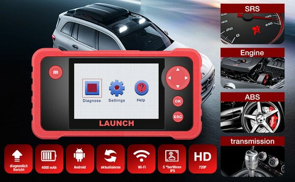 Launch CRP123 V2.0 car obd diagnostics tool