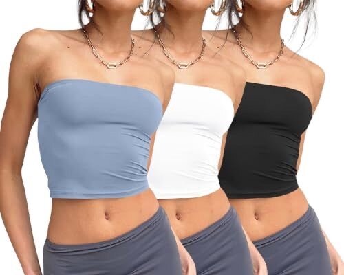 3 Top tube élastique femme