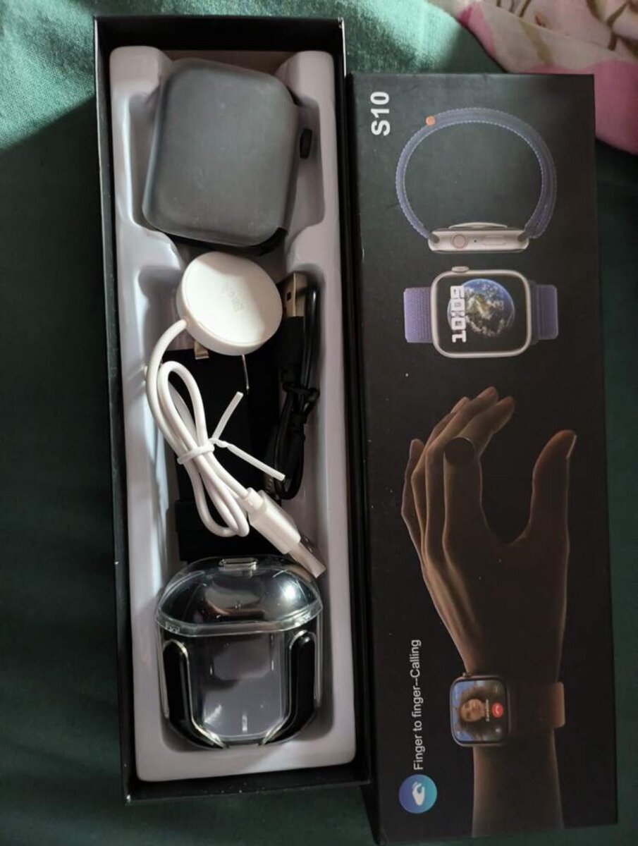 Montre connectée avec airpods