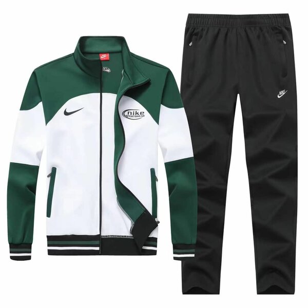 Survêtement Nike vert et blanc pour homme