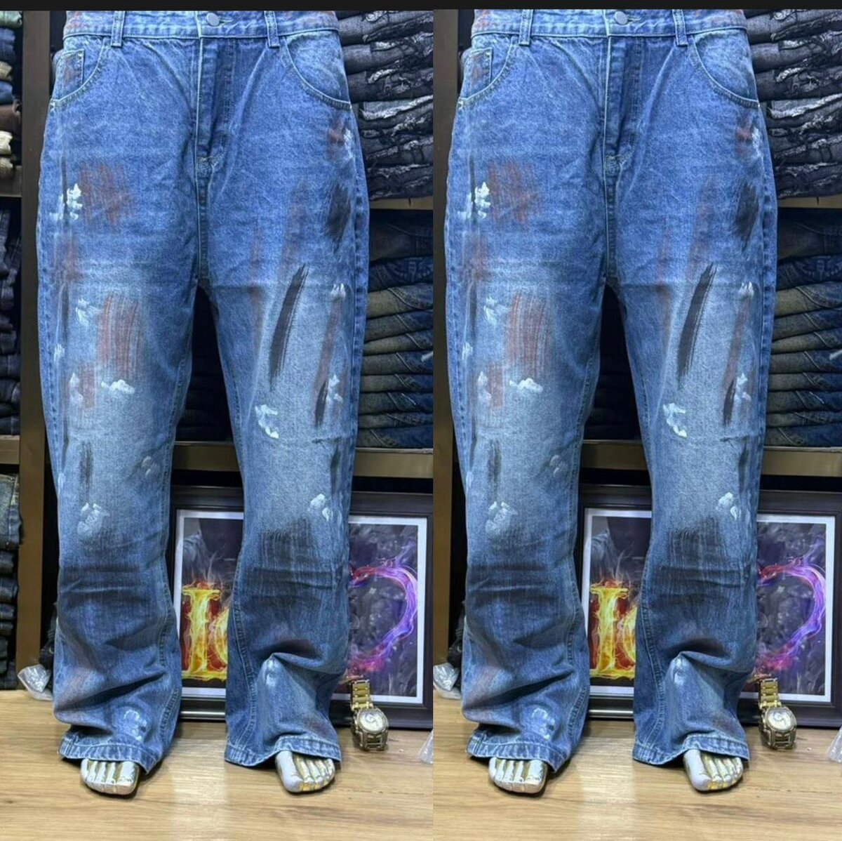 Jeans décontractés style vintage