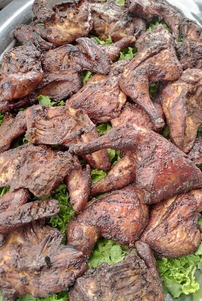 Poulet braisé savoureux