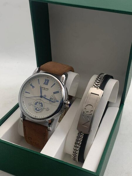 Montblanc watch and bracelet