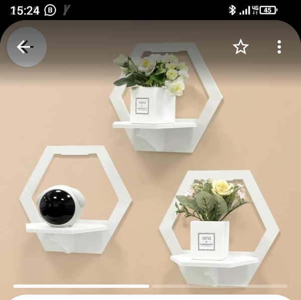 Étagère de chambre à coucher 3 pièces