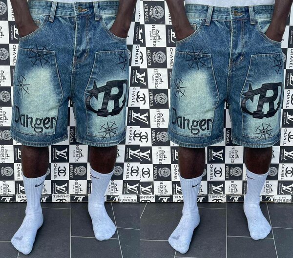 Shorts en jean décontractés homme