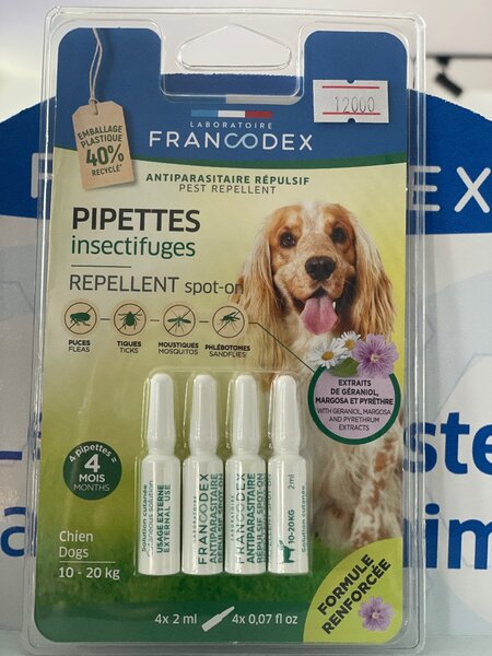 Pipettes insectifuges