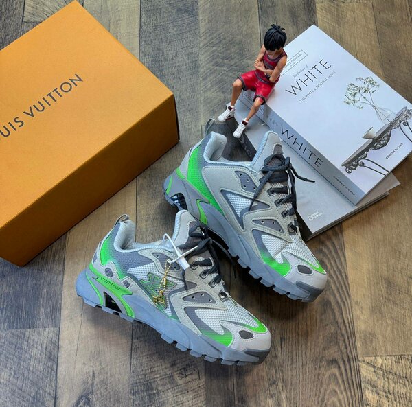 Baskets Louis Vuitton Gris