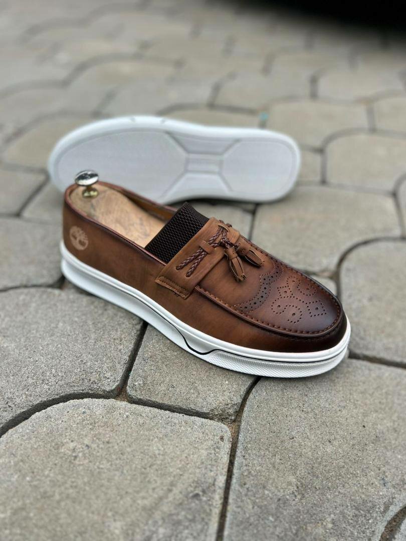 Mocassins élégants en cuir pour homme