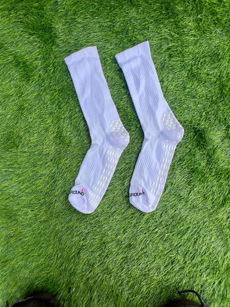 Chaussettes de sport blanches respirantes