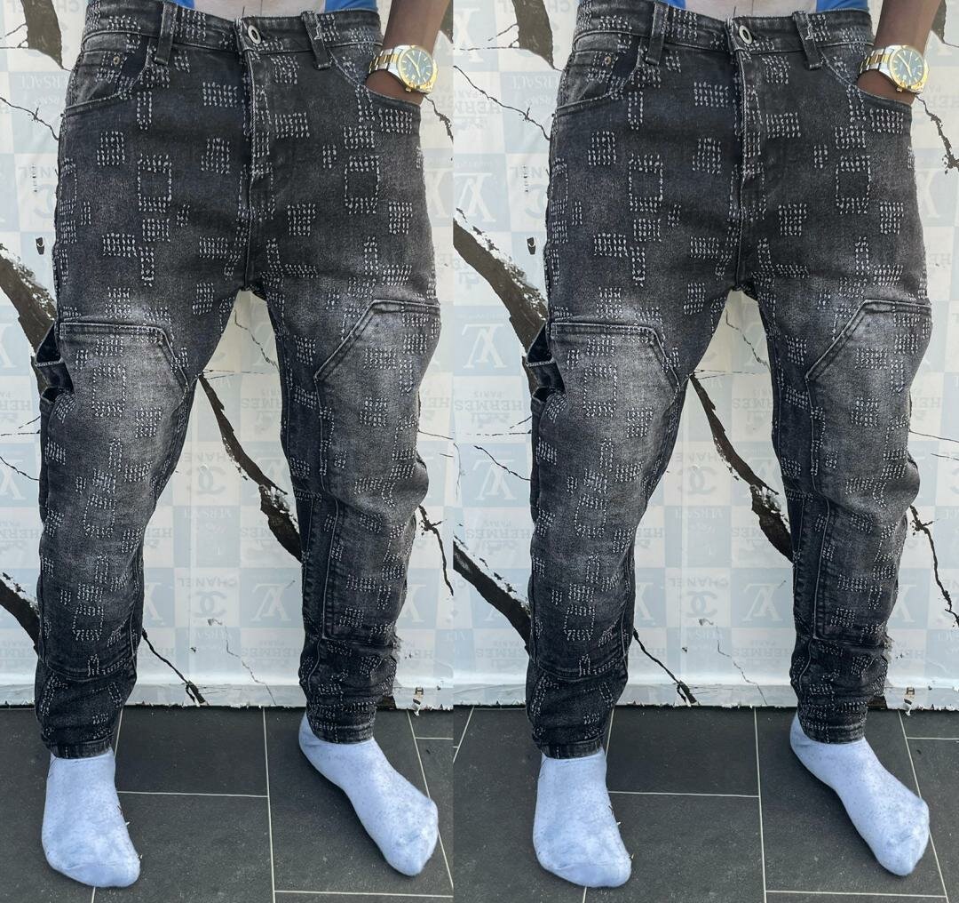 Jeans cargo homme déchirés