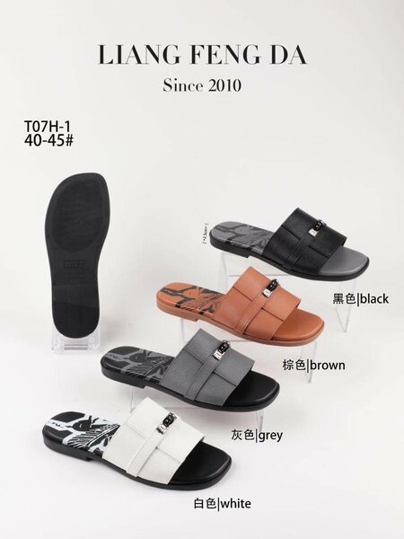 Sandales plates LIANG FENG DA